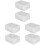 36Pcs White Cd Dvd Storage Case Box Organizer Dustproof Slim 2