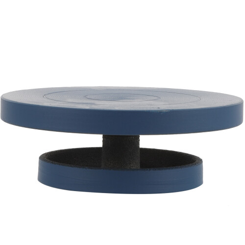 2Pièces Turntable En Fer Bleu Pour Sculpture 1