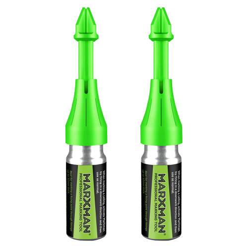 Twin pack Marxman chalk NON-Permanent DIY Marking tool pen 1