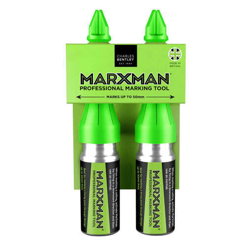Twin pack Marxman chalk NON-Permanent DIY Marking tool pen 2