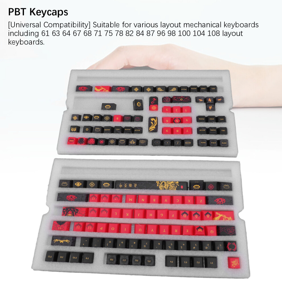 Pbt-Tastenkappen, 138 Tasten, Cherry-Profil, 7751901631765