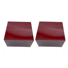 6Pcs Wooden Painted Watch Box Jewelry Case for Secure Storage As Shown