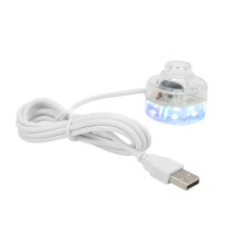 Luce LED per acquario con funzione bolle, sommergibile, impermeabile, luce subacquea per acquario, lampada ad alta luminosità, perline, affascinante