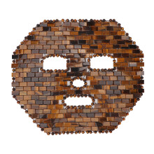 Gezichtsmasker van jade voor gezwollen ogen, een schoonheidsproduct van jadesteen dat de huid gezond houdt door middel van antioxidantrijke therapie