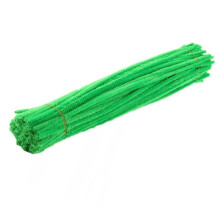 100 Stück grüne flexible Polyester-Rohreiniger für Kinder DIY-Bastelarbeiten