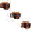 3Pièces Sac Taille Cuir Ouverture Crochets Camping 9