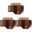 3Pièces Sac Taille Cuir Ouverture Crochets Camping 2