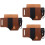 3Pièces Sac Taille Cuir Ouverture Crochets Camping 6