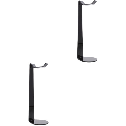 2Pièces Support Casque Noir Organiseur Pour Bureau 2