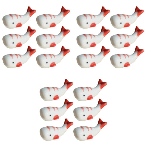 18Pcs Ceramic Whale Chopstick Holder Rest Stand 2