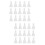 100Pièces Backs D'oreille Transparent Accessoires DIY Durables 7