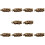 10Pièces Pendentifs Dorés Pour Décor Maison Compact Raffiné 5