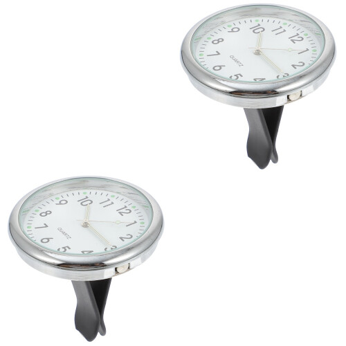 2Ensembles Pendules Auto Blanches Digitales Pour Tableau 2