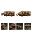 10Pièces Pendentifs Dorés Pour Décor Maison Compact Raffiné 9