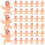 200Pièces Mini Babies Décorations Bébé Shower 2