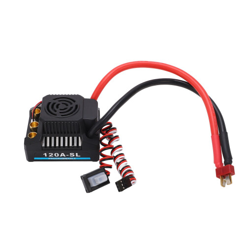 Electronic Speed Controller for 1/8 RC Truck, Waterproof and Dustproof RC Brushless ESC with Sensorless Compatibility 2