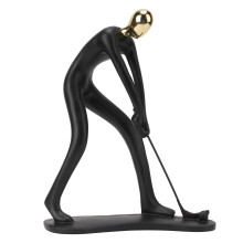 Sculpture d'art abstrait, figurines de collection en résine, artisanat de qualité, décoration moderne et élégante pour la maison et le bureau.