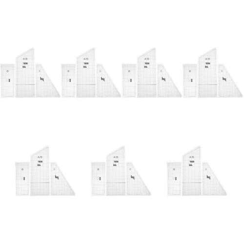 7Sets Multifunctionele Quiltmal Acryl Voor Precies DIY Naaien 2