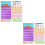 2Ensembles Tableau Suspendu Pratique Cartes Couleurs Variées 6