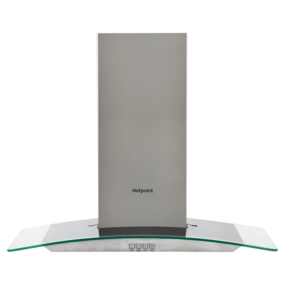 Hotpoint Phgc7.4flmx Built In 70Cm 4 Speeds D Chimney Cooker Hood Stainless