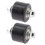 8St Kettingroller Spanning Motorfiets Zwart Aluminium Rubber 1