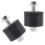 8St Kettingroller Spanning Motorfiets Zwart Aluminium Rubber 3