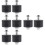 8St Kettingroller Spanning Motorfiets Zwart Aluminium Rubber 9