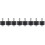 8St Kettingroller Spanning Motorfiets Zwart Aluminium Rubber 6