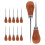 48Pcs Multi-Use Awl Tool with Wooden Handle for Bookbinding & Sewing 1