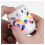 Rotating Cans Bean Stress Relief Spinner Toy, Plastic, White 6