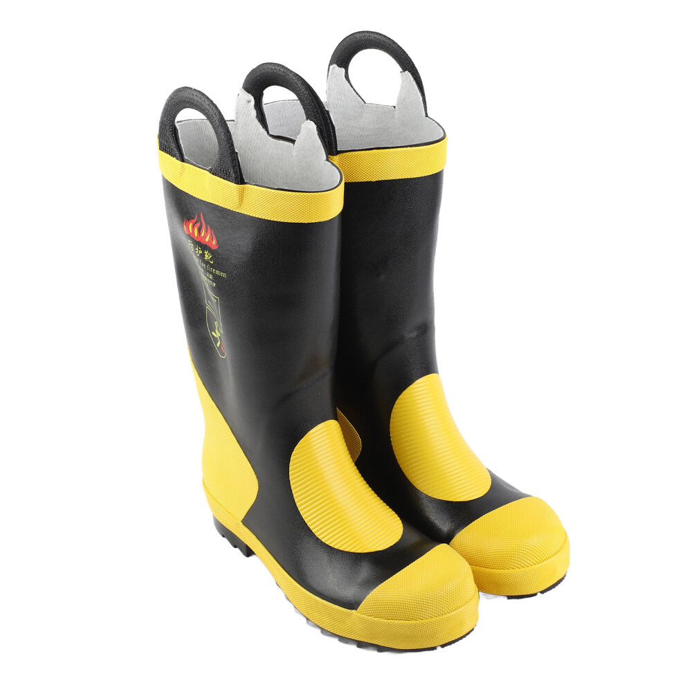 Emergency Rescue High Boots, Heat Proof, Non-Slip Rubber Fire Protective Boots 4941381256012