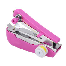 Tragbare Mini-Handnähmaschine Lila Leicht Handgehalten Für Zuhause Und Reisen