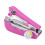 Portable Mini Manual Sewing Machine Purple Compact Handheld for Home Use 1