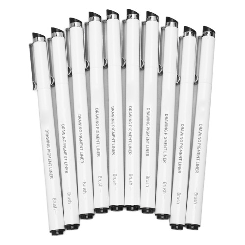 10 Stück wasserdichte Micro-Line-Stifte, starke 2