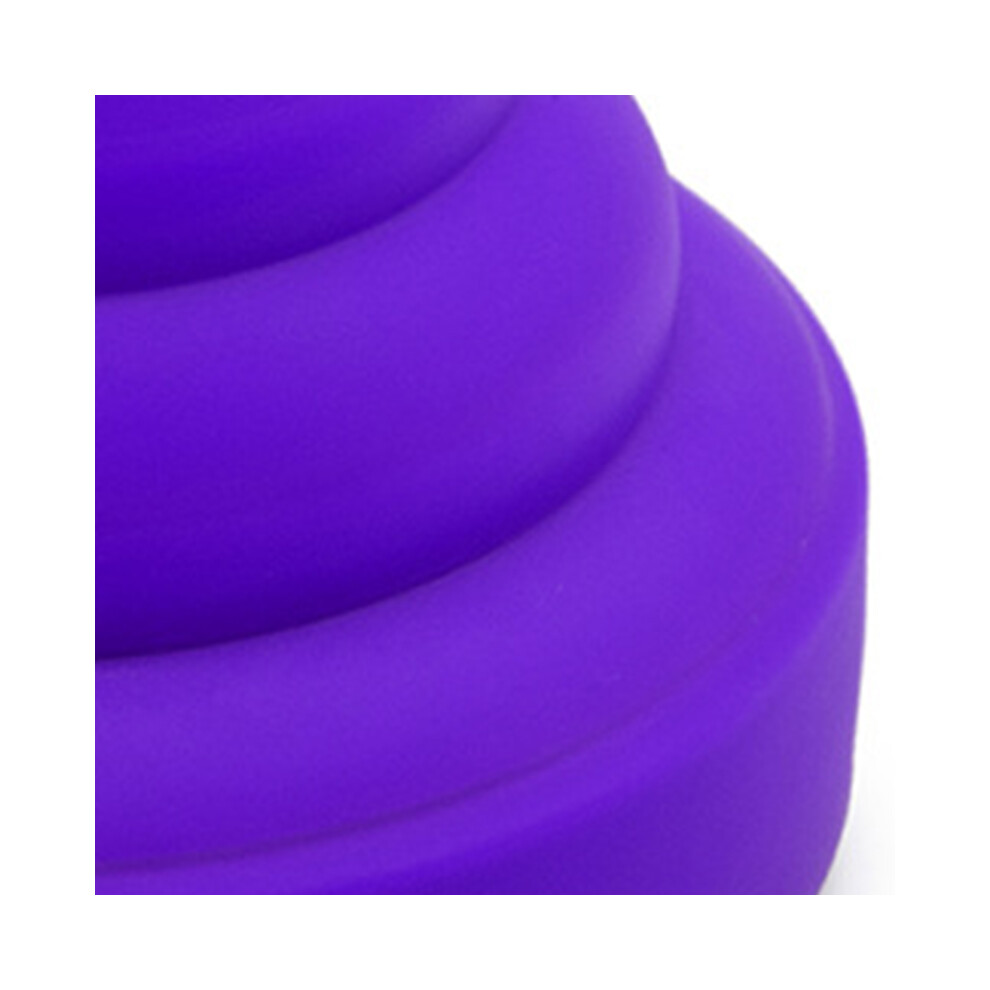 Purple Lightweight Silicone Hair Dryer Diffuser 13.5Cm Foldable Blower
