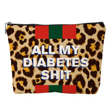 Inspirierende Buchstaben bedruckte Make-up-Tasche für-ymhzb3347