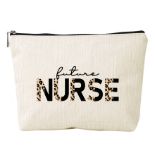 Leinen-Make-up-Tasche mit Buchstabendruck und-ymhzb3345
