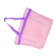 Strandspielzeugtasche, Reise-Kulturbeutel,-Rosa-lila Riemen