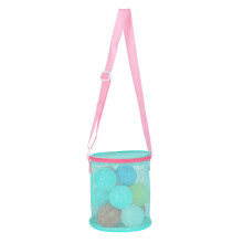 Sac de plage en maille, sac de rangement de-bracelet rose vert