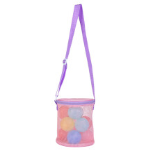 Sac à jouets de sable, sac de plage en-bracelet violet rose