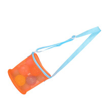 Mesh-Strandtasche, Strandspielzeugtasche,-Orangeblaues Armband
