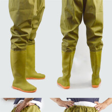 Waterproof Water-Resistant Hip Wader Pants for Men & Women, Size 37