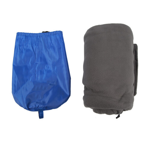Sacchetto di Cellophane Foderabile in pile 185x80cm Portatile Grigio 1