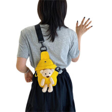 Over The Shoulder Bag Large Capacity Cute Bear Crossbody-Yellow