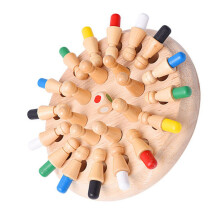 2Ensembles Jouet Mémoire Bois Enfant Couleurs Pour Éducation