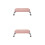 2Pièces Main Ongles Rose Pu+fer Durable Et Pratique 3