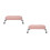 2Pièces Main Ongles Rose Pu+fer Durable Et Pratique 2