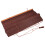 2Pcs Bamboo Roller Blinds Dark Brown Privacy Screen for Kitchen Window 2