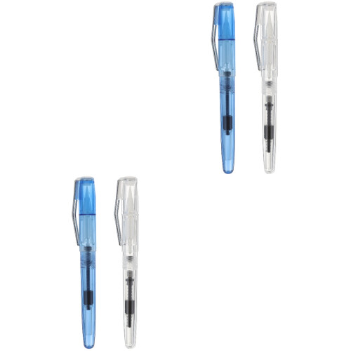 4Pièces Stylos Encre Rechargeable Colorée 2