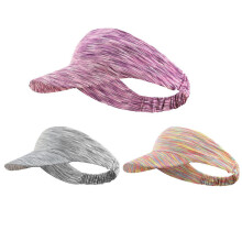 Sun Visor Cap for Sports, Universal Design Quick Dry Adjustable Hat with Wide Brim Sweatband, Ultralight Packable UVA UVB Protection for Running Tenni